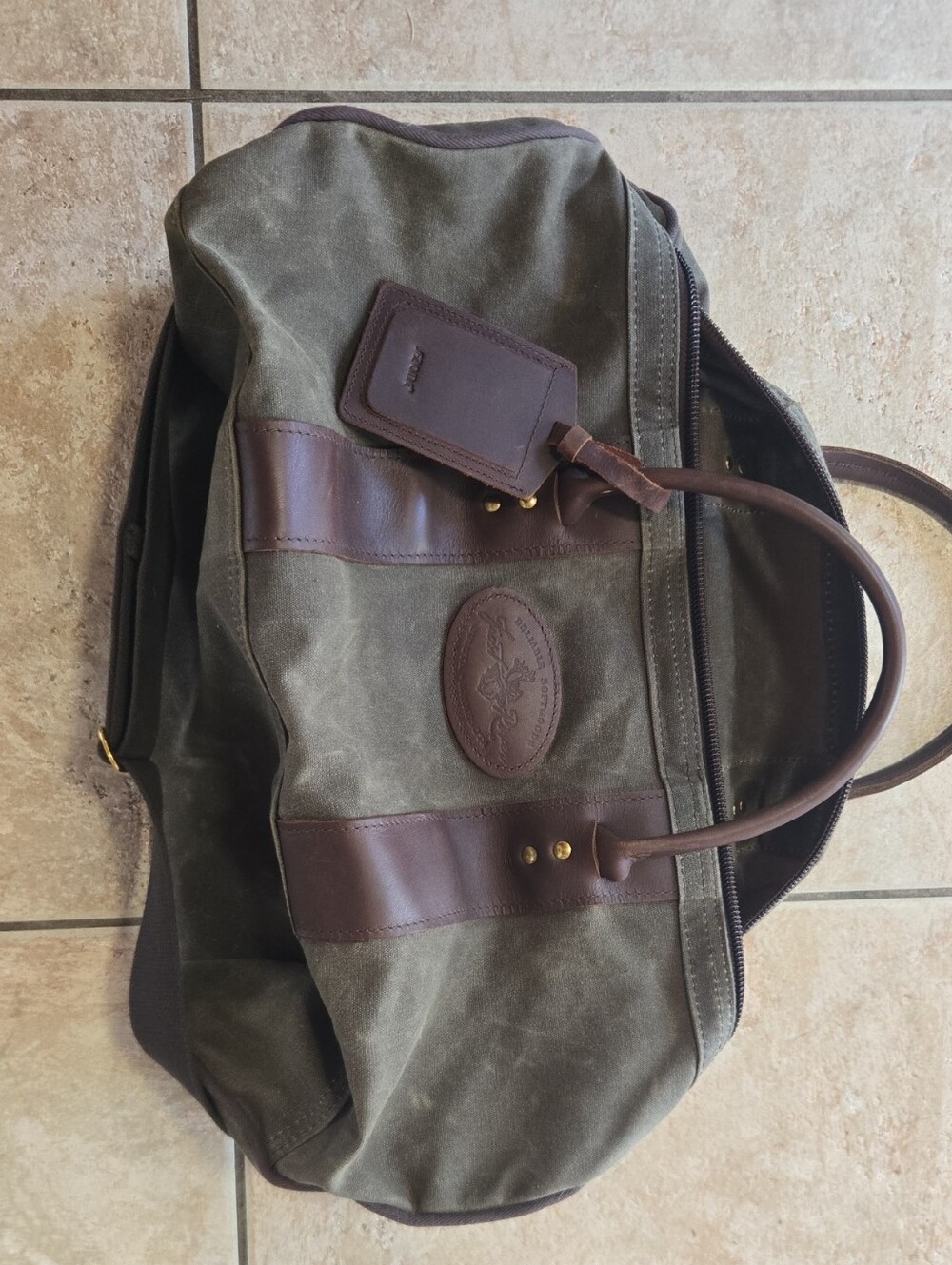 New With Out Tags Frost River  I'm Out Carry On Duffle Made In USA